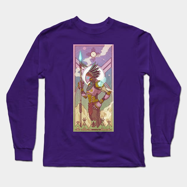 Winged Warrior Long Sleeve T-Shirt by sketchboy01